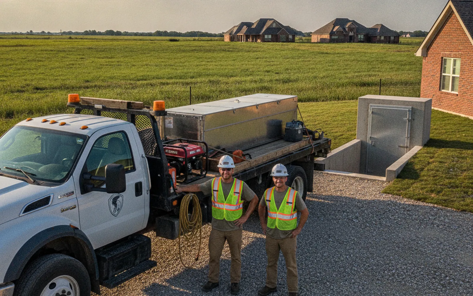 Texoma Storm Shelters service crew